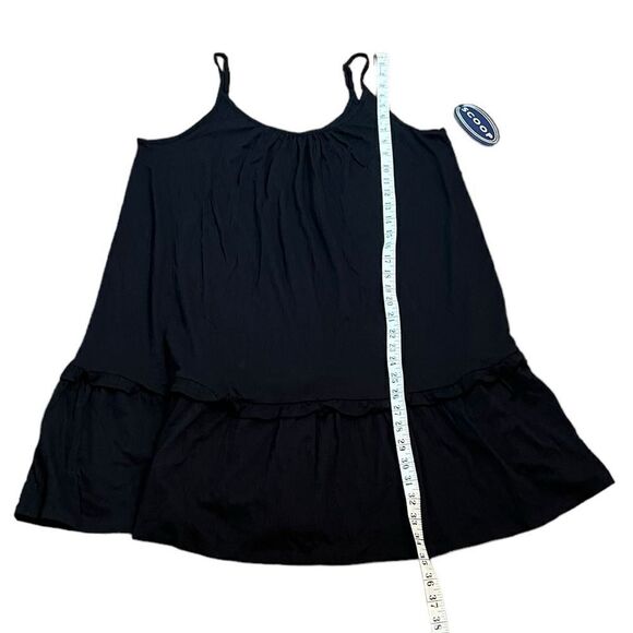 NWT Scoop Women’s Waffle Knit Ruffle Mini Dress, Size XL - Picture 5 of 8